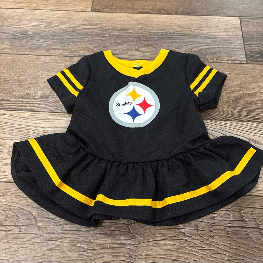 NFL Steelers Baby Girl 3-6 month One Piece